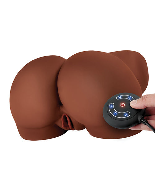 PDX Elite Milk Me Silly Vibrating Masturbator Brown