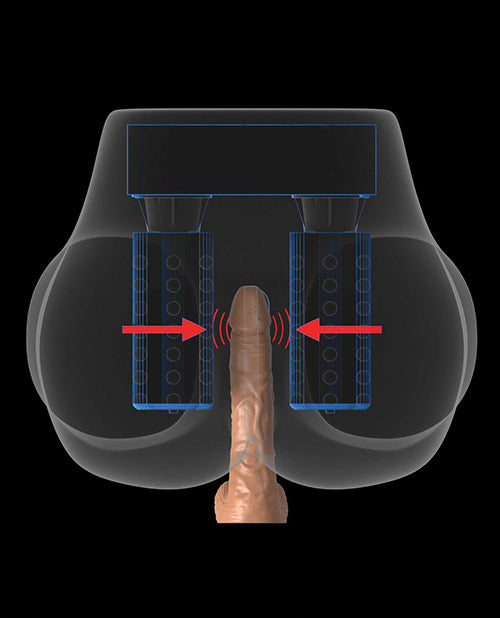 PDX Elite Milk Me Silly Vibrating Masturbator Brown