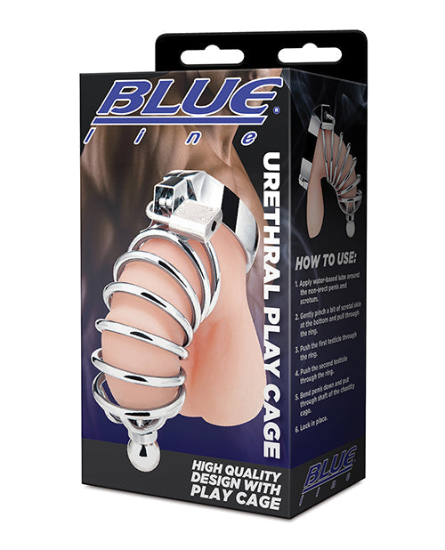 Blue Line Urethral Play Cage