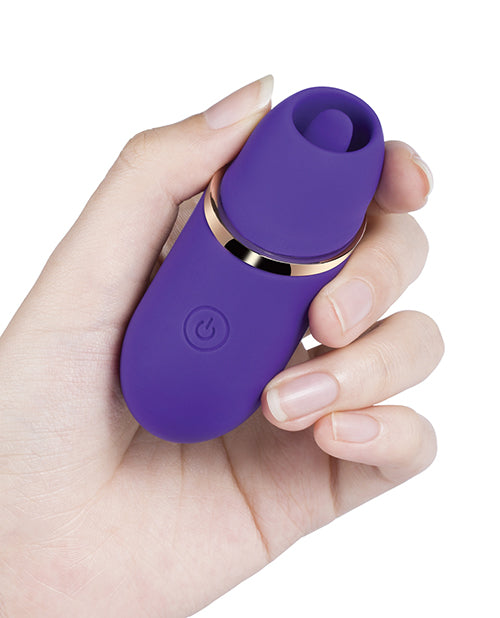 Abby Mini Clit Licking Vibrator - Purple