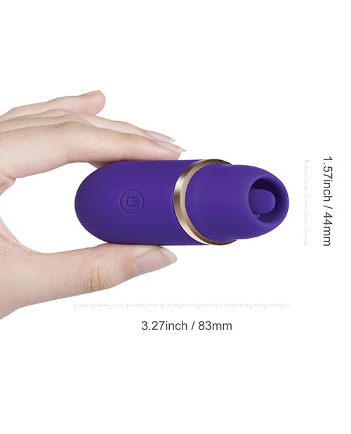 Abby Mini Clit Licking Vibrator - Purple