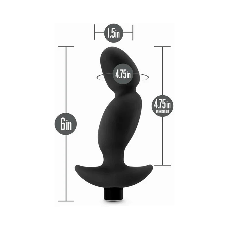 Anal Adventures Platinum Silicone Vibrating Prostate Massager 4