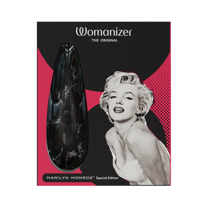 Womanizer x Marilyn Monroe Special Edition Classic 2 Clitoral Stimulator - Black Marble