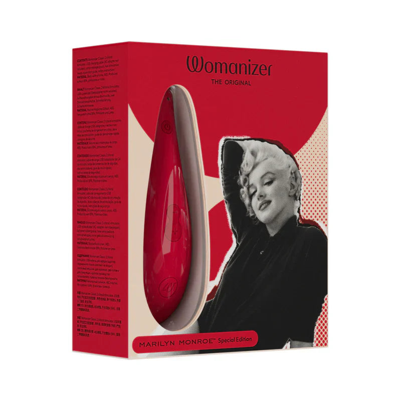 Womanizer x Marilyn Monroe Special Edition Classic 2 Clitoral Stimulator - Vivid Red